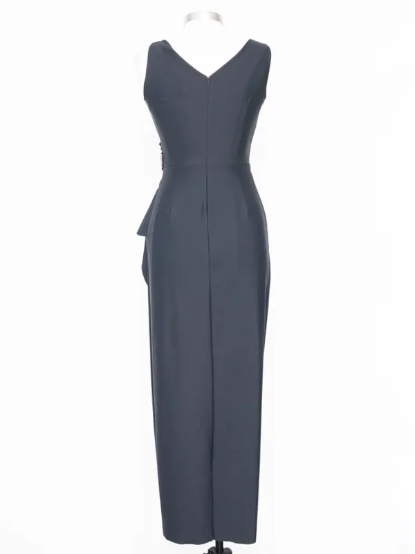 Alex Evenings - Navy‎ Draped Formal Evening Gown - Image 3