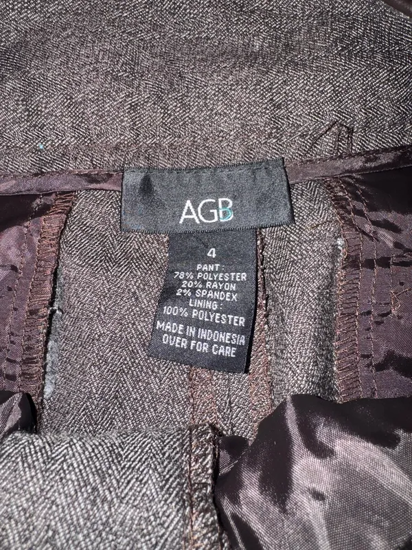 Dress Pants Gray Size 4 - Image 3