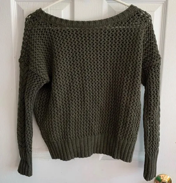 American Eagle green Sweater - Image 3