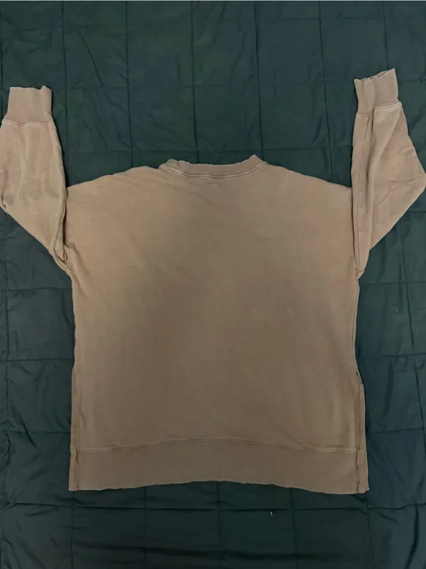 Aerie tan crewneck sweatshirt size large #loungewear #cozy - Image 2