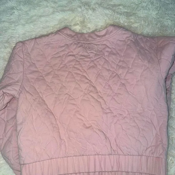 UGG Quilted Quinby Cardigan Size‎ Small Mauve - Image 5