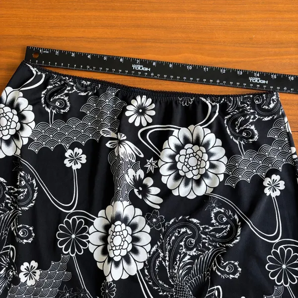 90s Vintage Rag Midi Skirt XL Floral Grunge Fairy Whimsigoth Y2K Ren Faire Beach - Image 12