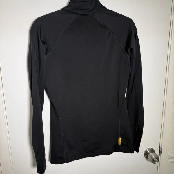 Nike Pro Combat 1/4 Zip Pullover Women's Medium Black "Live Strong" - Image 6