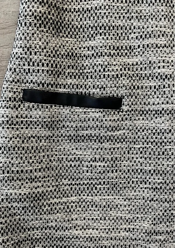 Theory Cortney Deleo Tweed Crew Neck Shift Dress - Image 10