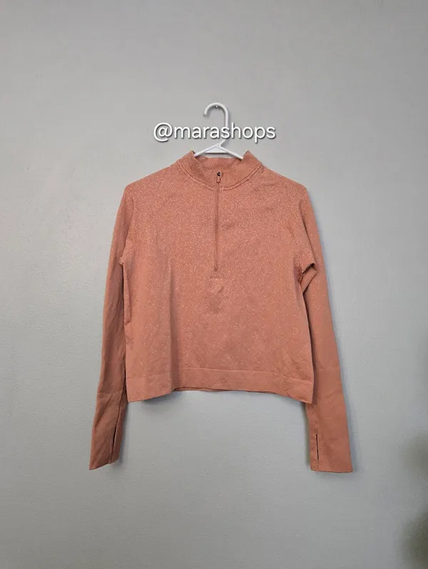 Lululemon Rest Less Cropped Half-Zip Long Sleeve Top - Image 5