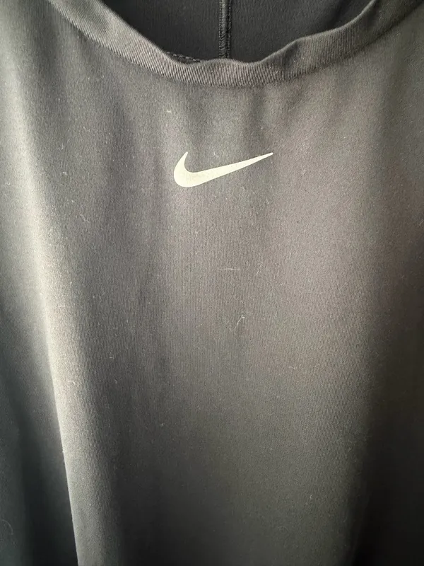 Nike Dri-FIT Black Racerback Athletic Tank Top - Image 2
