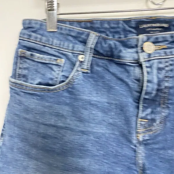 Lucky Brand Blue Jean Shorts The Roll Up Womens 6/28 Mid Rise Regular Wash Denim - Image 5