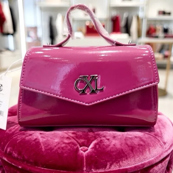 CXL by Christian Lacroix Laine Matte Patent Crossbody Pink NWT SummerStyle - Image 3