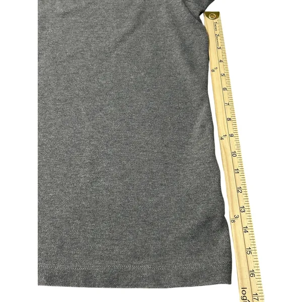 Lands End Women Lg Gray Michigan Tech University MTU Nursing Student Polo Shirt - Image 4