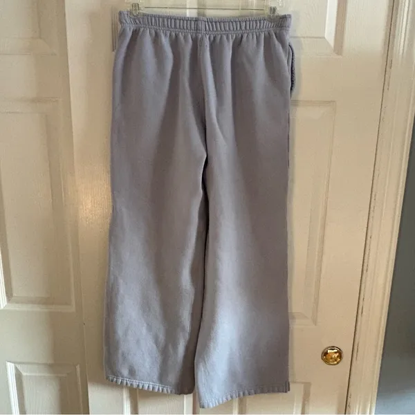 Wild Fable Women’s High Rise Straight Leg Sweatpants Periwinkle Medium Cotton - Image 6