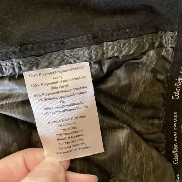 Calvin Klein Camo Performance Vest with‎ Down Fill - Image 6