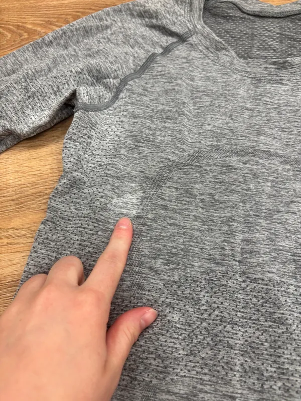Grey Lululemon Swiftly Tech Long Sleeve - Image 3