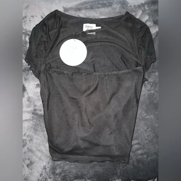 Princess Polly Dobelle Top in Black Size 10 New with tag - Image 11