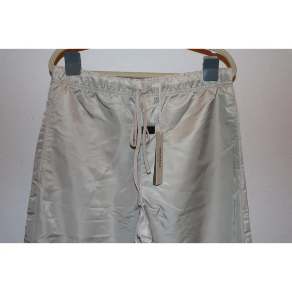 Essentials Gray Nylon Track Pants - Image 4