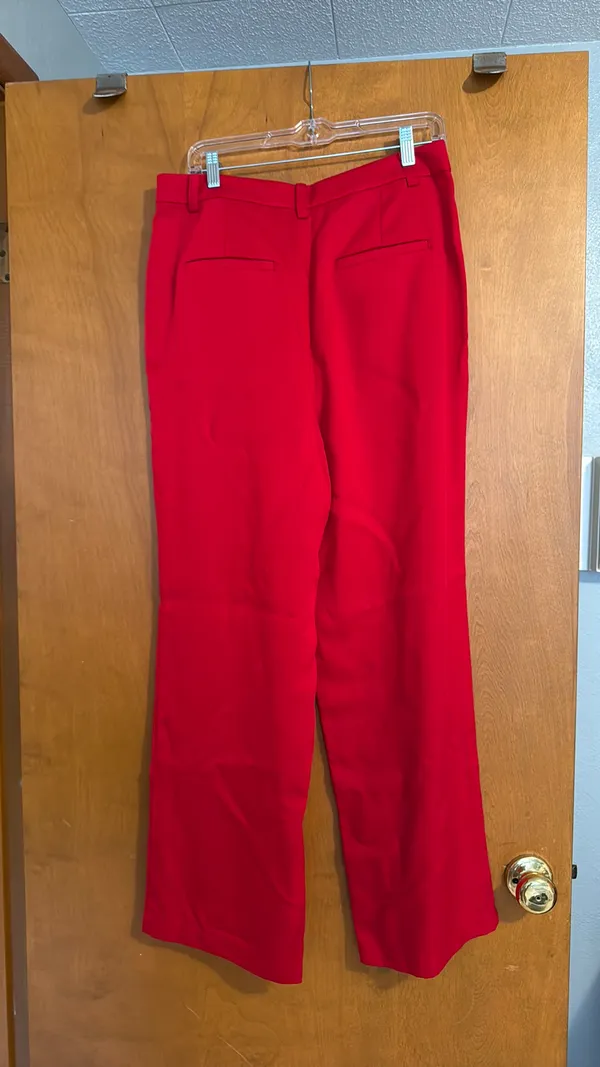 Loft Red Pants Wide-Leg 10 - Image 2