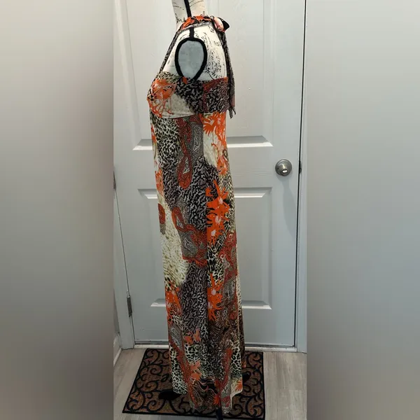 Mlle Gabrielle Halter Maxi Dress - Image 2