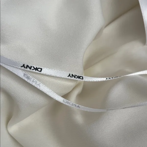 DKNY Cream Asymmetrical Midi Skirt - Image 10