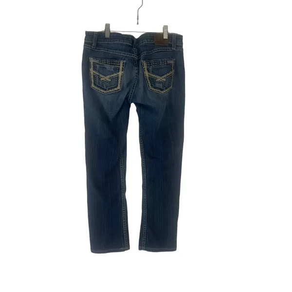 BKE Women's Size 28 Sabrina Western Medium‎ Wash Capri Jeans - Image 6