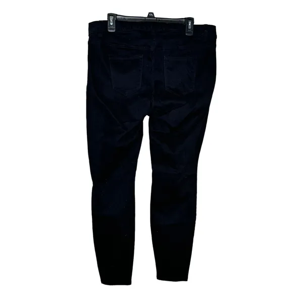 Old Navy Women Jeans Rockstar Mid-Rise Skinny Stretch Denim‎ Black Size 36 - Image 9