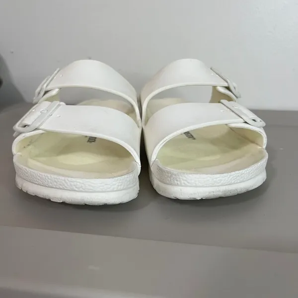Birkenstock‎ Arizona EVA Sandal 40 US 9 White Waterproof Lightweight Slide Boho - Image 8