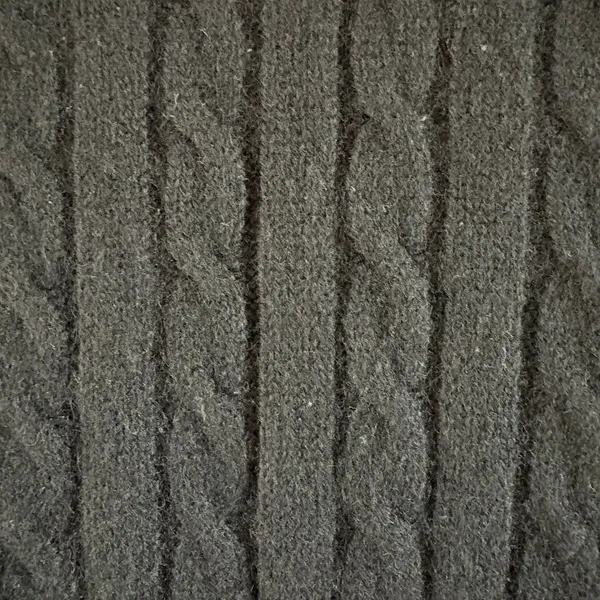 Lauren Ralph Lauren Black 100% Cashmere Cable Knit Shawl Collar Sweater XS - Image 5