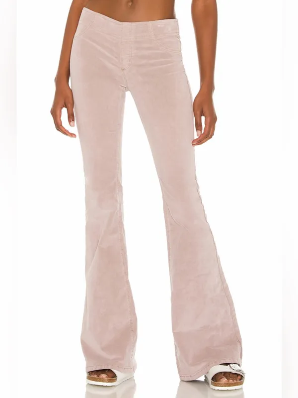 Free People Pull On Corduroy Flare in Sugar Maple Size 27 - Image 4
