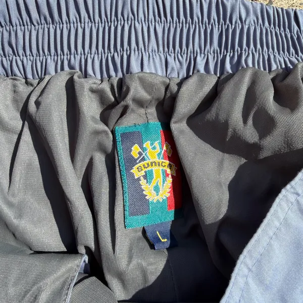 Vintage Sunice Golf Shell Pants Slate Blue L Size L - Image 3