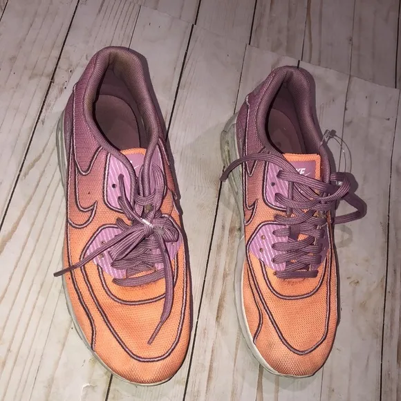 Nike air Max orange and purple ombré sneakers - Image 2