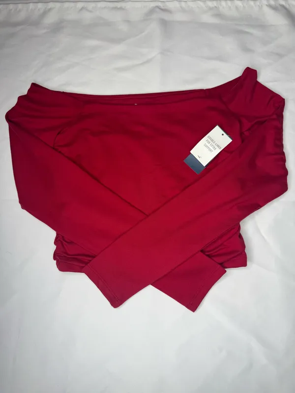 Hollister Top Crop Red Small - Image 4