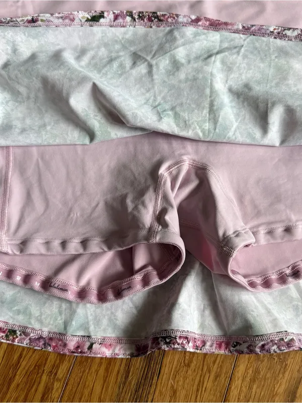 Lululemon Play Off The Pleats Skirt 13" Blossom Spritz Multi / Pink Chalk - Image 4
