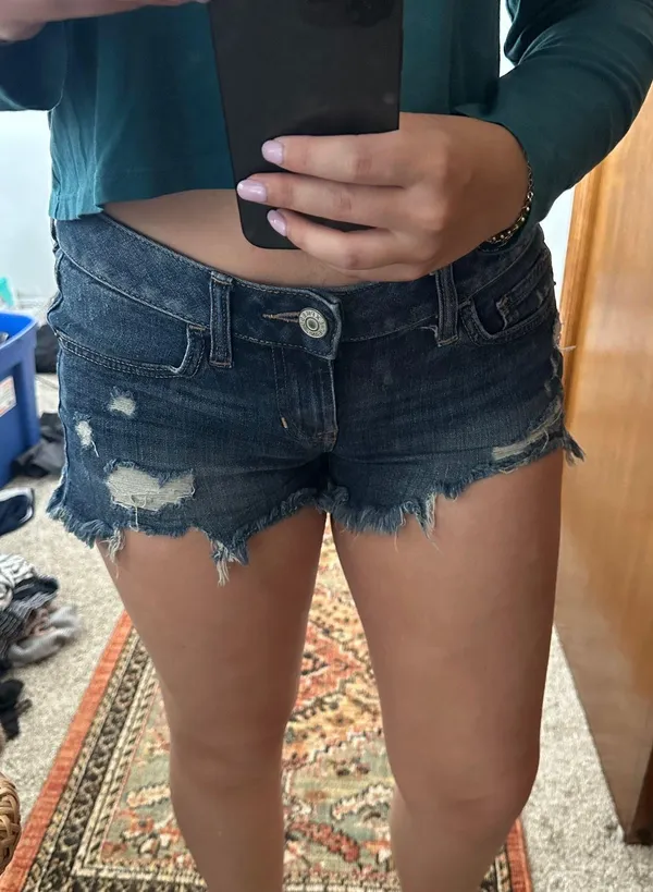 Express Denim Shorts - Image 6