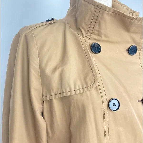 GAP Double Breasted Trench Coat/Raincoat Tan Khaki - Image 11