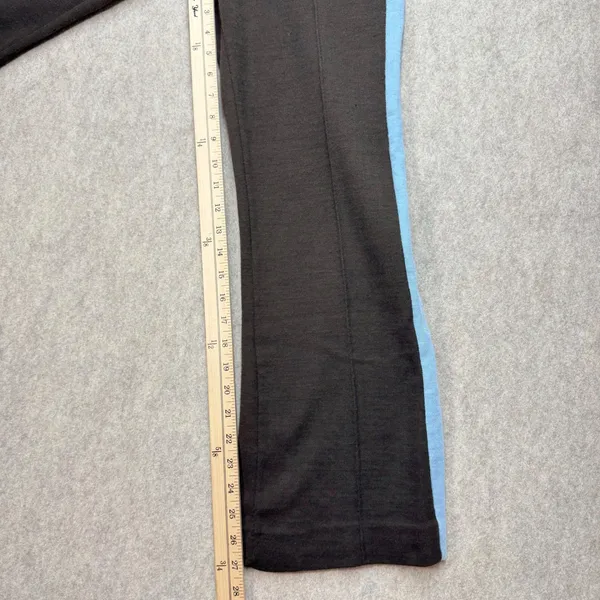 Drakkar Warmup Vintage Brown Blue Stripe‎ Knit Track Pants Womens Small Retro - Image 6