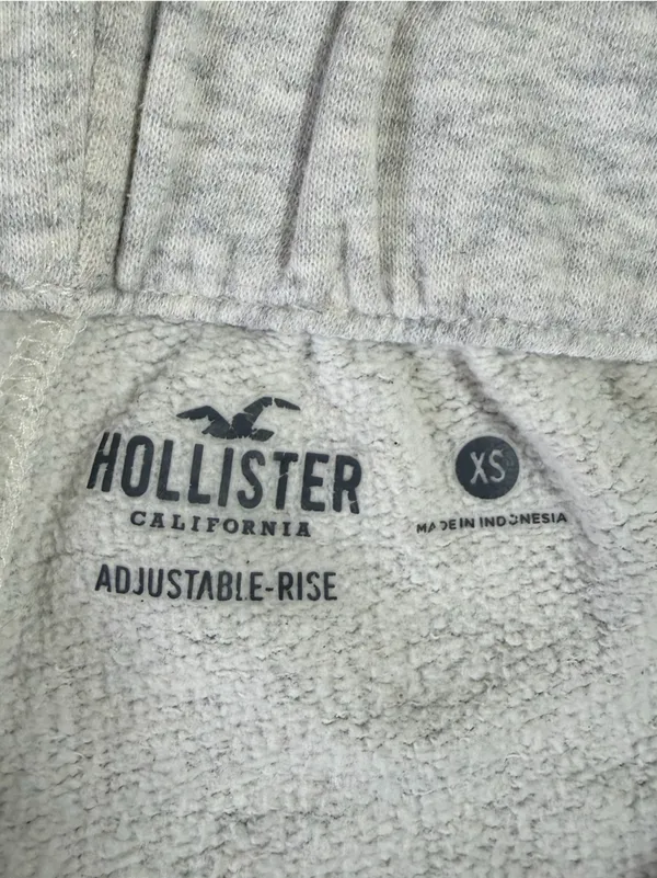 Hollister Light Heather Grey Fleece Joggers - Image 6