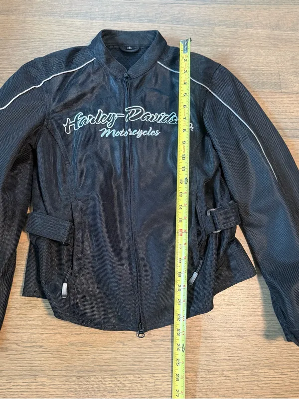 Harley-Davidson Women's Jacket Black Riding Jacket Size Small - Image 3