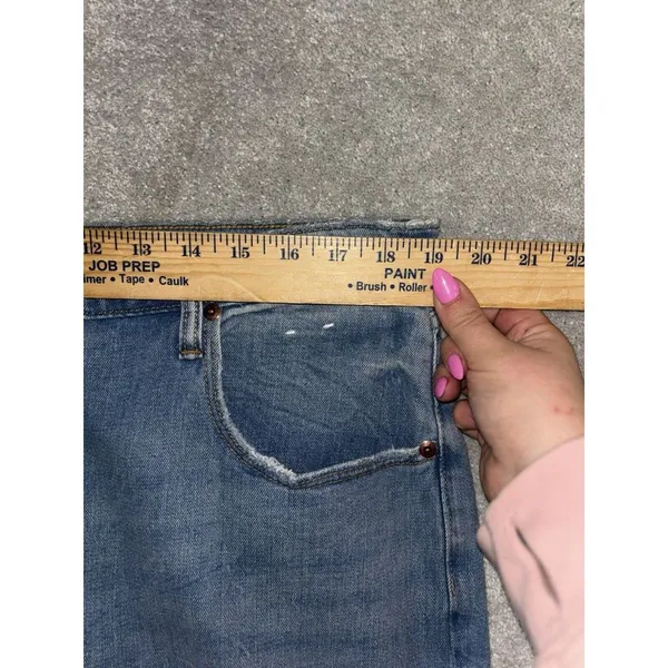 Abercrombie & Fitch High Rise Jeans - Blue - Image 6