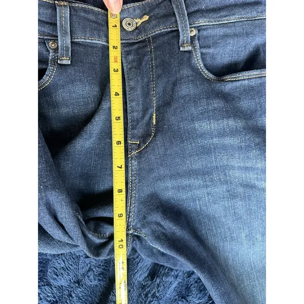 Levi's Women's Mid Rise Skinny Blue Denim Jeans Size 8 Medium Wash Blue Denim - Image 9