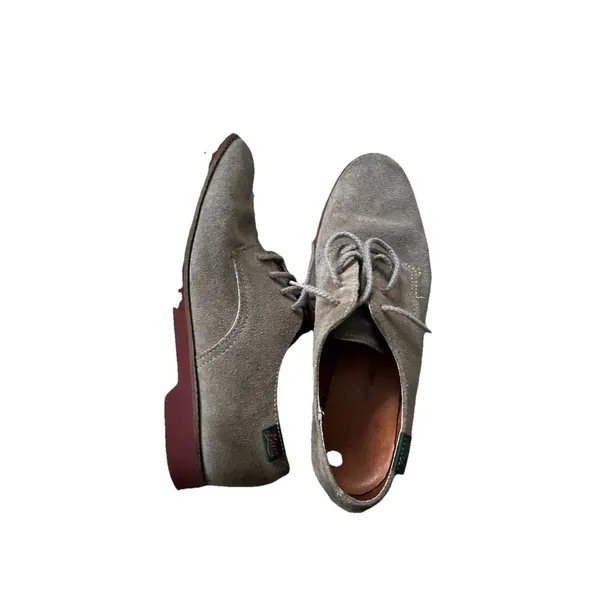 GH Bass Women’s Denise Buc Oxfords Shoes Size 8M Tan Taupe Suede Lace Up - Image 2