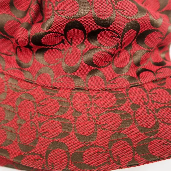 Vintage Y2K Red & Brown GG Logo Bucket Hat - Image 5