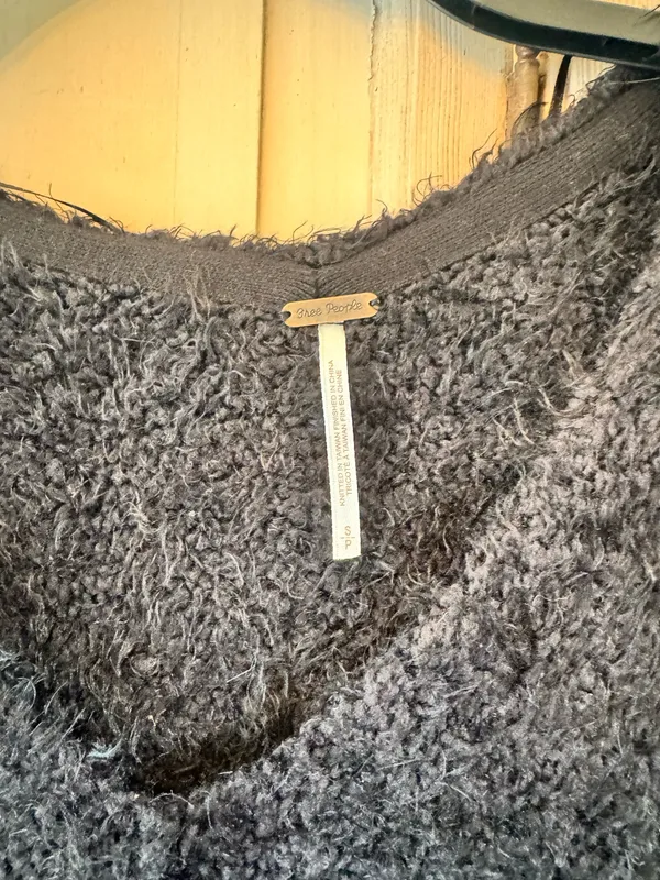 Free people fuzzy sweater - Image 3