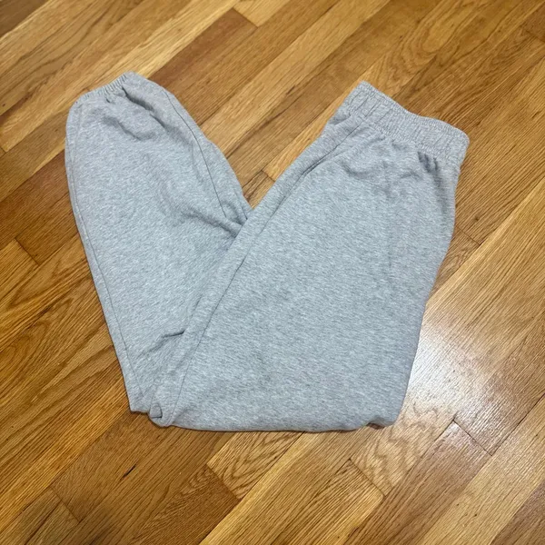 HeSaYep Size Medium Grey High Waisted Sweatpants Joggers Sweat Pants Gray - Image 7