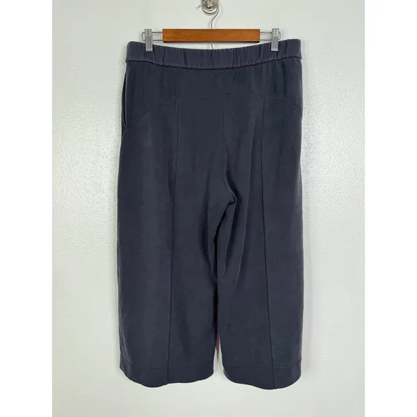 Lululemon Softstreme High-Rise Culotte Black Wide Leg Crop Pants Size 12 - Image 5