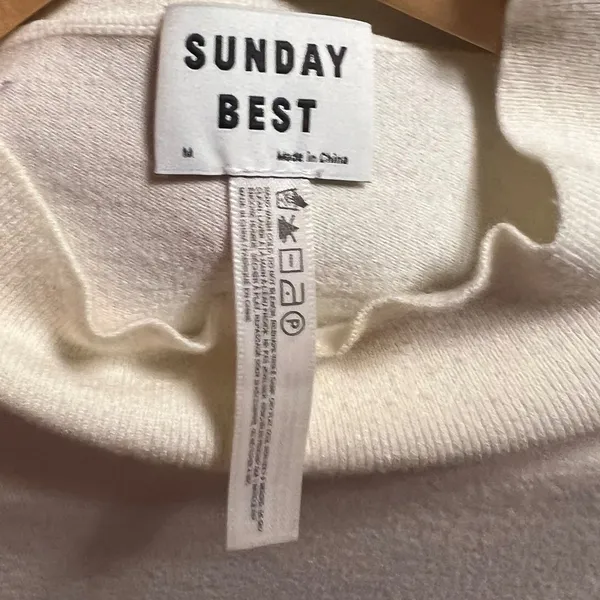 Aritzia Sunday Best Ellie Open Back Mock Neck Sweater Size M - Image 10
