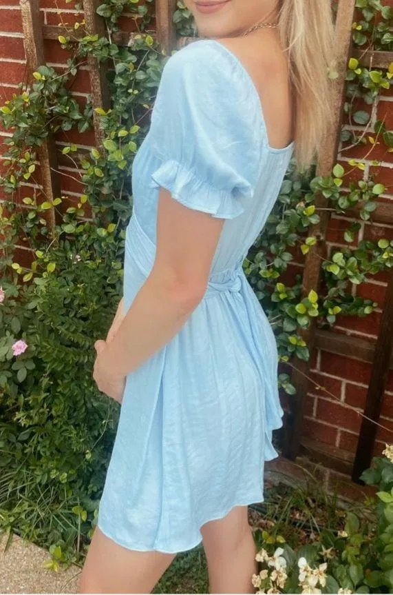 Francesca's Blue Mini Dress - Image 2