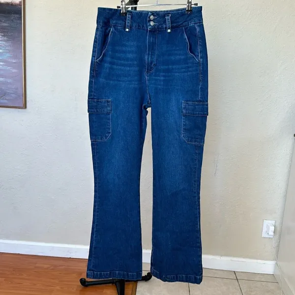 PAIGE Dion Jeans with cargo pockets size 31‎ dark wash - Image 2