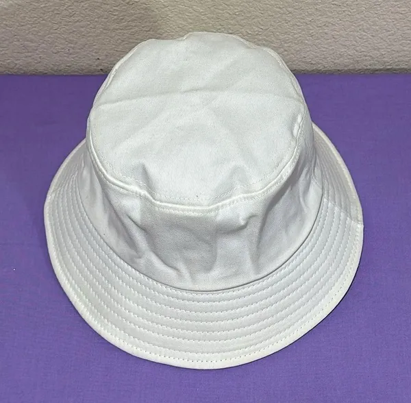 White Bucket Hat - Image 2