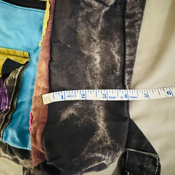 KPC Nepal Patchwork Boho Backpack Handmade Cotton Festival Hippie‎ Rucksack - Image 7