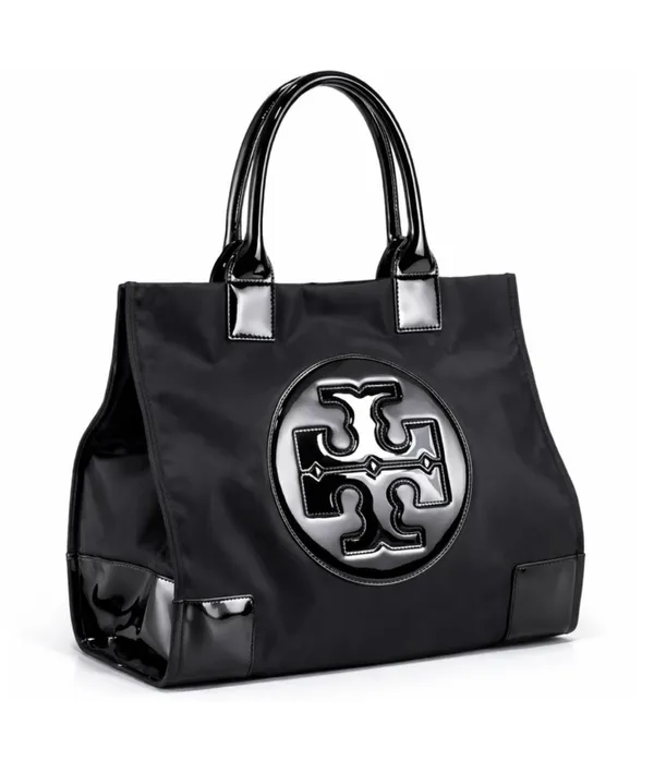 Tory Burch Ella Black Nylon Tote - Image 5
