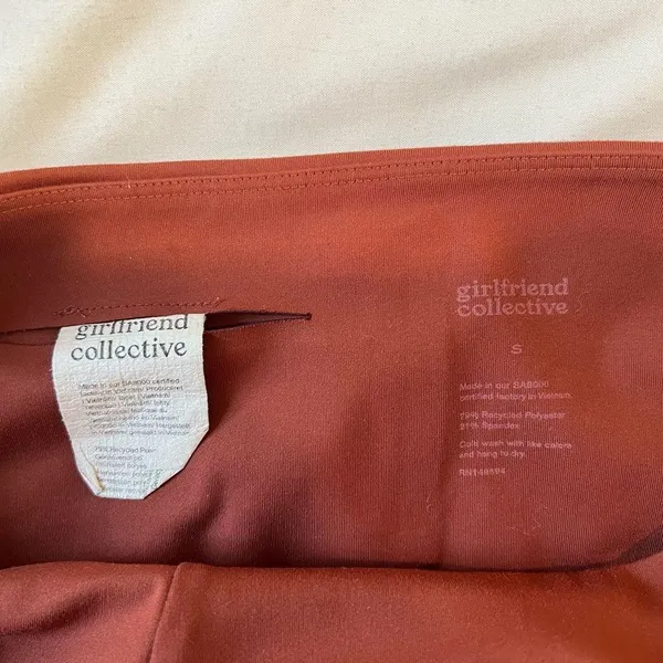 Girlfriend Collective orange leggings - Image 6