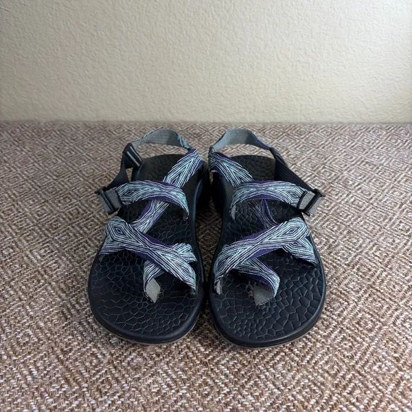 Chacos Z/2 Classic Sport Hiking Blue Aztec Straps Sandals Women Sz 8 Boho Casual - Image 2